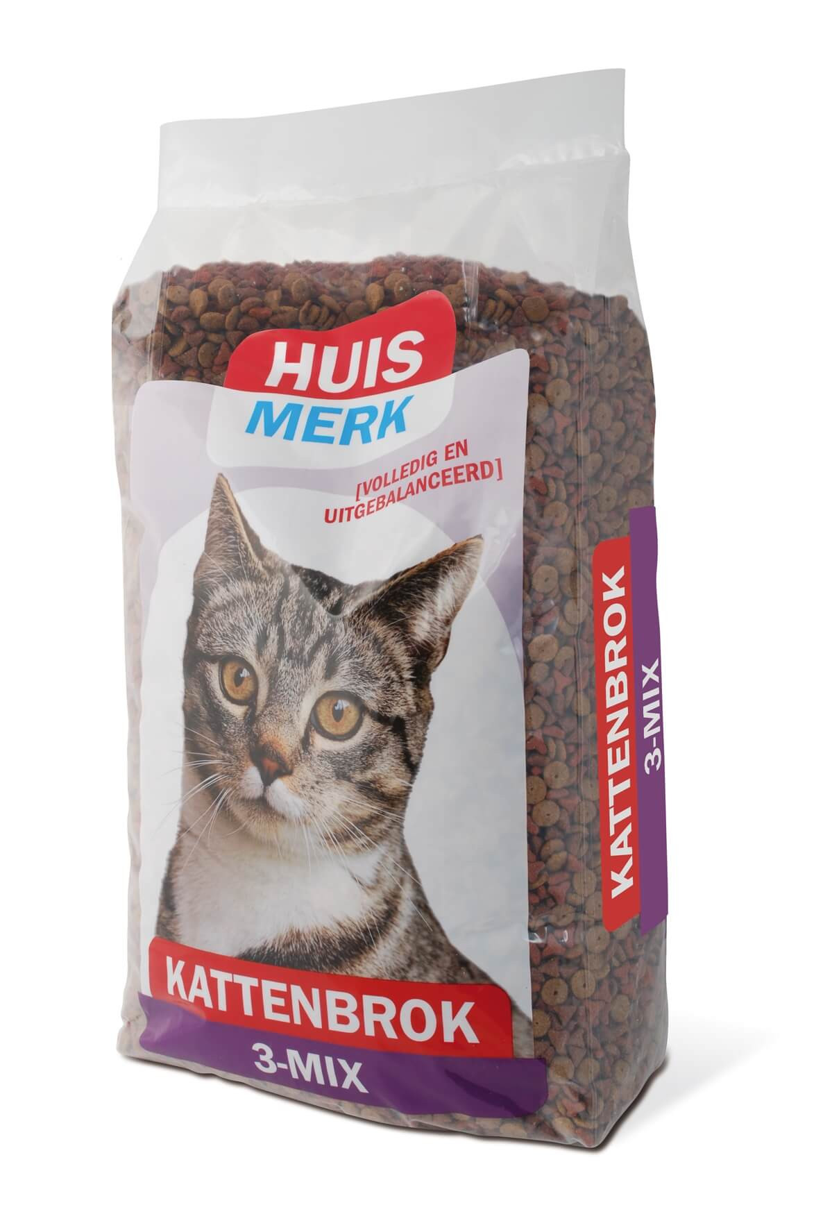 Huismerk Krokant Kattenbrok 3-Mix 10kg € 25.95